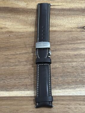 Bell & Ross 20 mm Leather Watch Strap with Deployment Clasp OEM